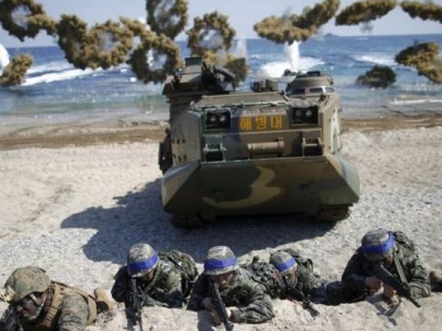 Thế giới - Hơn 30 vạn lính Mỹ-Hàn bắt đầu cuộc tập trận lớn chưa từng có