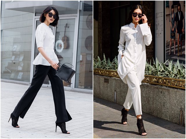 Người mẫu - Hoa hậu - Sải bước cuốn hút trên phố, 2 chân dài khiến bao người phải ngắm nhìn