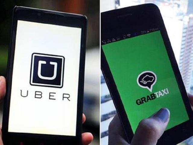 Thị trường - Tiêu dùng - Grab bỗng nhiên sập mạng, Uber tăng giá sốc