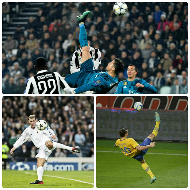 Ronaldo “ngả bàn đèn” hạ Juventus: Đẹp như tranh vẫn bị Zidane, Ibra chê dài - 1