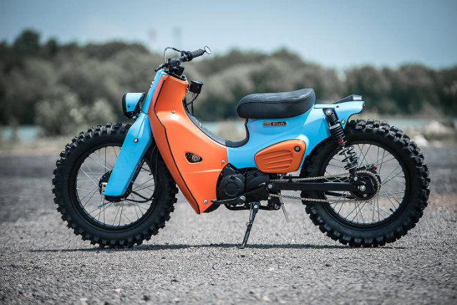 Quá mê 2018 Honda Super Cub bản độ scrambler - 3