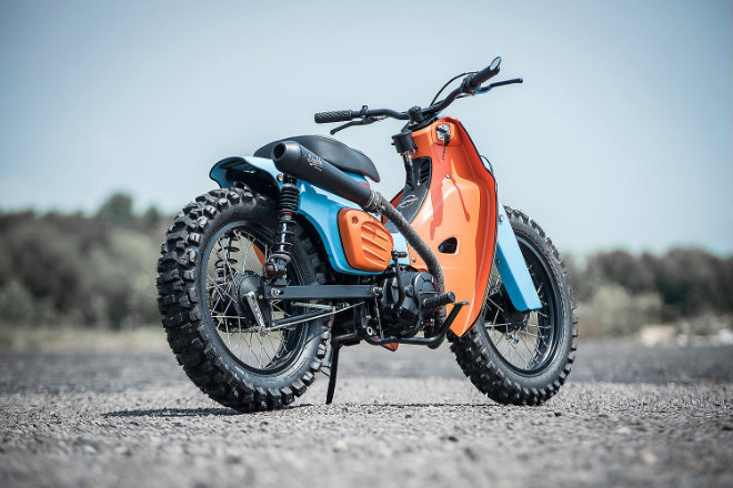 Quá mê 2018 Honda Super Cub bản độ scrambler - 4