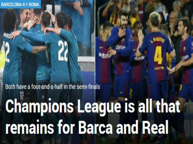 Barcelona vùi dập Roma: Báo Anh chưa phục, báo TBN vội mơ Siêu kinh điển