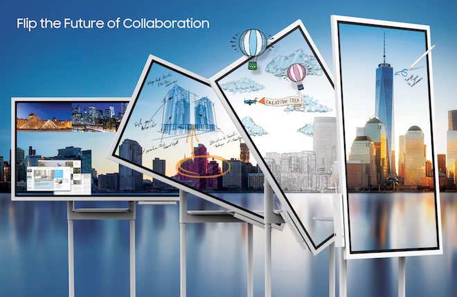 Samsung trình làng bảng flipchart điện tử "độc" chưa từng có - 1