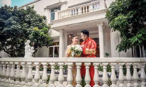 Những chiếc váy cưới sang chảnh của hội con nhà giàu hong kong