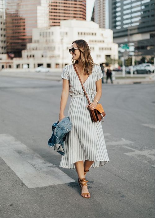 Váy quấn cổ điển: Lựa chọn nữ tính tuyệt vời cho hè - 10