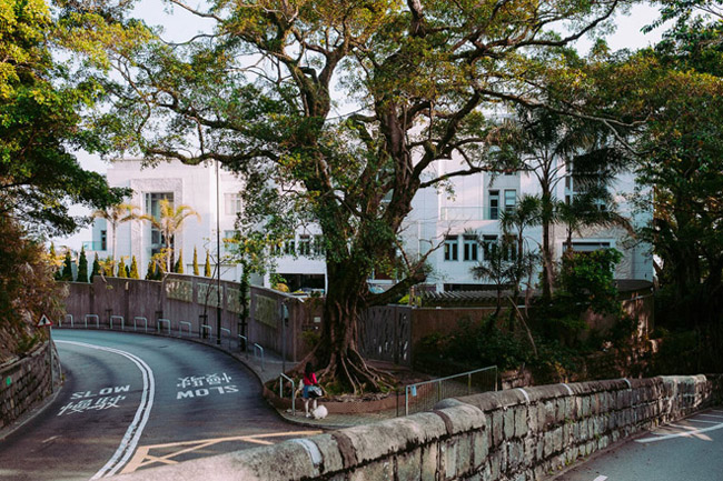 The Peak, viết tắt của Victoria Peak, là khu vực giàu có, sang trọng và đẳng cấp bậc nhất Hong Kong từ thời thuộc địa hơn 100 năm trước. Những người giàu có chuyển tới khu vực này vì khí hậu ở đây mát mẻ hơn so với những đường phố ngột ngạt ở trung tâm thành phố. Ảnh: BI.