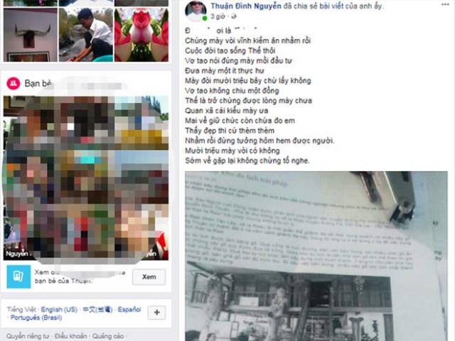 Tin tức trong ngày - Bị khui sai phạm, "quan" xã lên mạng bôi nhọ nhà báo