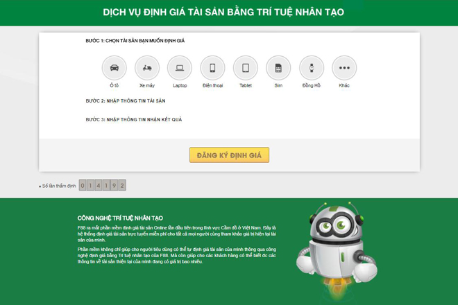 Website định giá tài sản miễn phí đầu tiên ở Việt Nam - 1
