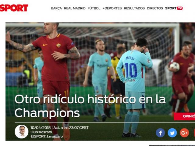 Barca thua sốc cúp C1: Phe Real hả hê, ”triệu fan” Ronaldo coi thường Messi