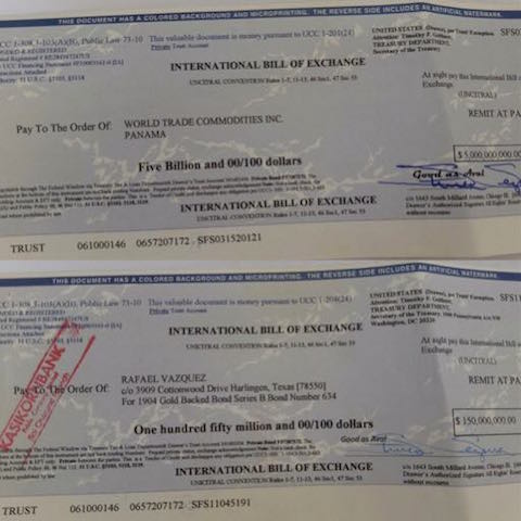 Sự thật gây sốc về hai tờ hối phiếu trị giá hơn 5 tỷ USD của nhà “tỷ phú Mỹ”!? - 1