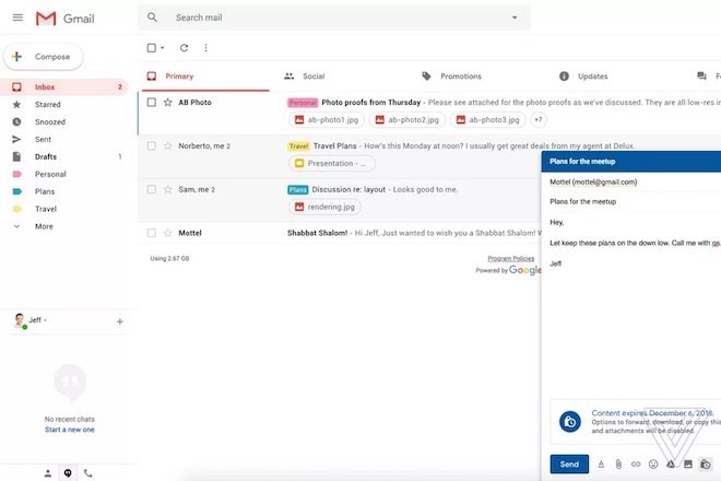 Google chuẩn bị đưa một loạt thay đổi &#34;sốc&#34; vào thiết kế của Gmail - 1