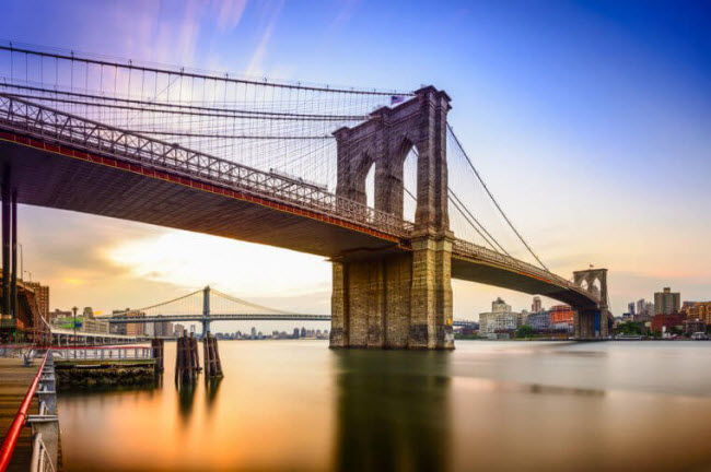 Khám phá thành phố New York: Thành phố này có nhiều địa điểm du lịch hấp dẫn từ bảo tàng Guggenheim, quảng trường Thời đại tới công viên Trung tâm, tòa nhà Empire State Building và cây cầu Brooklyn.