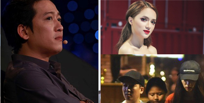 Cả hai cùng đi ăn tối sau đó ra về. Trường Giang có những cử chỉ ân cần bên cạnh Hương Giang giữa tin đồn anh và Nhã Phương đã chia tay.