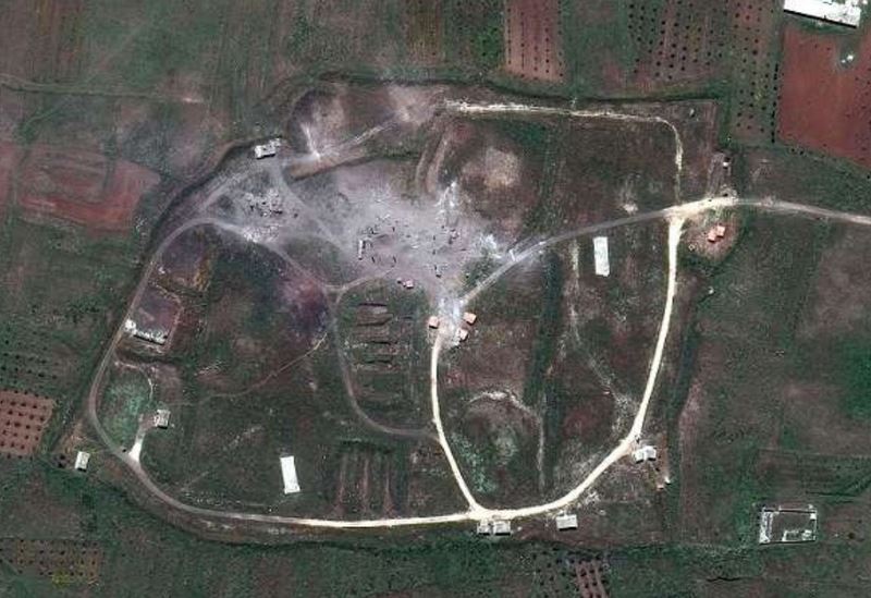 Hình ảnh tan hoang ở khu vực chứa vũ khí hóa học của Syria - 1