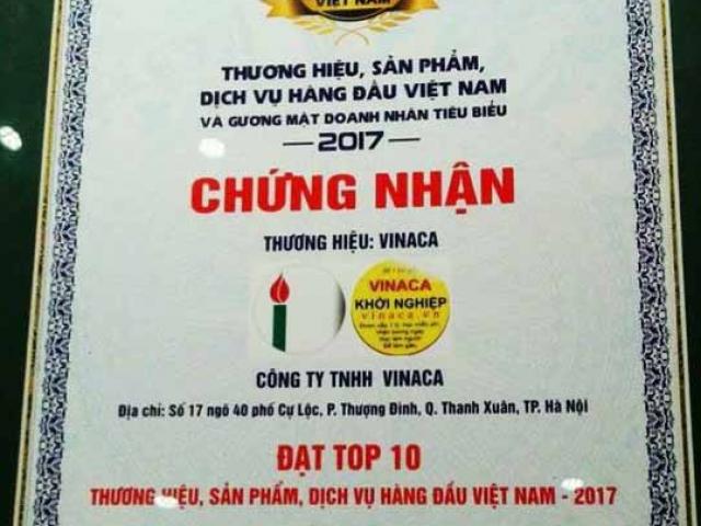 Vinaca chế "thuốc" ung thư từ than từng lọt Top 10 thương hiệu hàng đầu Việt Nam