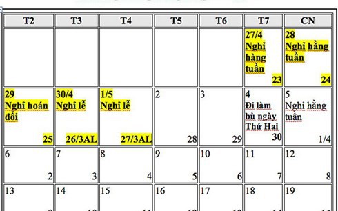 Đề xuất Tết Nguyên đán 2019 được nghỉ 9 ngày liên tục - 3