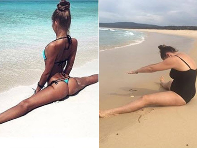 Tranh vui - Cứ thấy ai đẹp là chị cũng phải nhại bằng được