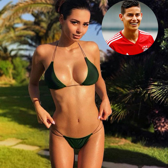 Tiền vệ Bayern Munich - James Rodriguez kết hôn với Daniela Ospina năm 2010. Cặp đôi sinh con gái đầu lòng năm 2013 nhưng vẫn quyết định ly thân sau 6 năm mặn nồng. Chân dài Helga Lovekaty được cho là nguyên nhân khiến James xa cách vợ con. 