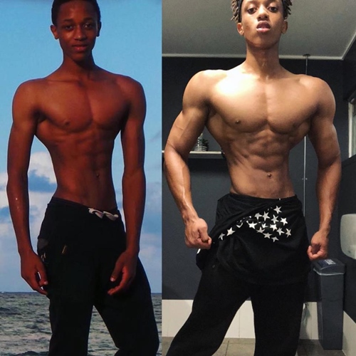 Thân hình như người ngoài hành tinh của nam sinh mê tập gym - 5