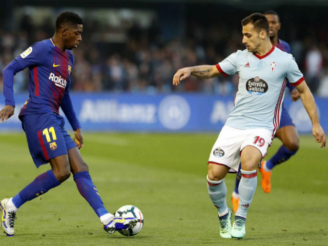 Celta Vigo - Barcelona: ”Bom tấn” lập công, 4 bàn rượt đuổi