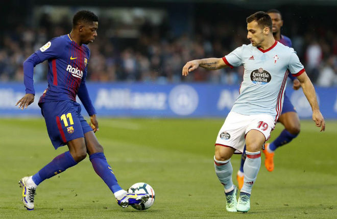 Celta Vigo - Barcelona: &#34;Bom tấn&#34; lập công, 4 bàn rượt đuổi - 1