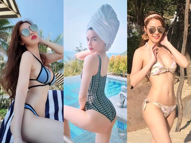 Người mẫu - Hoa hậu - Cuộc đua mặc áo tắm gợi cảm bất phân thắng bại của các "chị đẹp" Việt