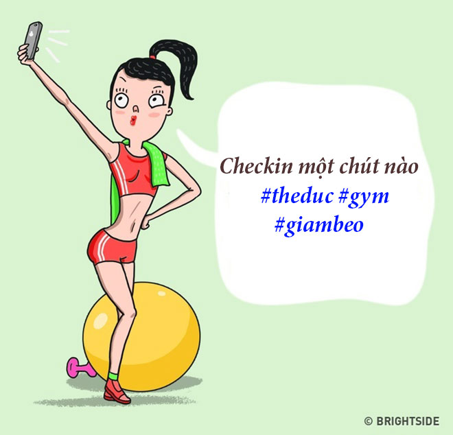 Những kiểu con gái thường gặp ở phòng tập gym - 4