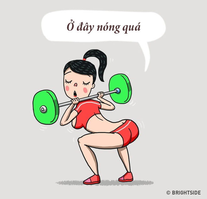 Những kiểu con gái thường gặp ở phòng tập gym - 8