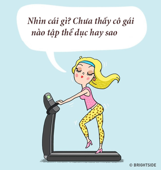 Những kiểu con gái thường gặp ở phòng tập gym - 5
