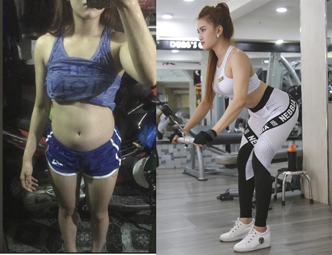 Cẩm Tiên “3 vòng như một” hóa hot girl nóng bỏng nhờ gym - 1