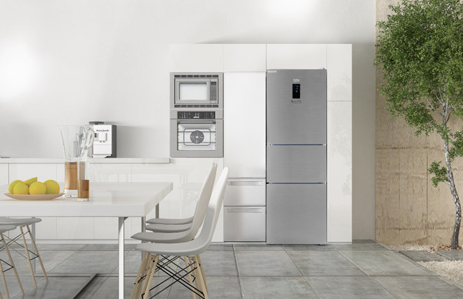 Chưa từng nghe: Tủ lạnh 3 cửa 3 dàn lạnh độc lập - 1