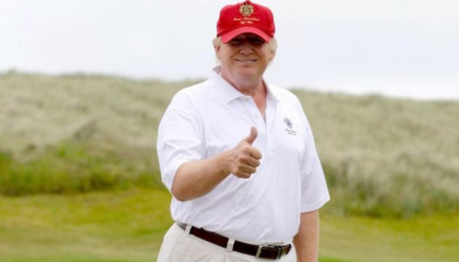 Golf 24/7: Choáng với số tiền Tổng thống Donald Trump chơi golf - 1