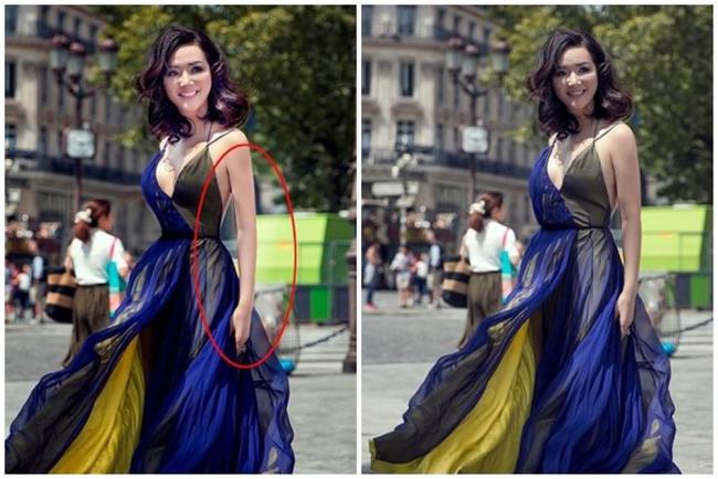 Những hình ảnh của Hoa hậu Đền Hùng Giáng My tại tuần lễ thời trang Paris đã khiến nhiều người ngưỡng mộ nhan sắc không tuổi của cô. Thế nhưng, vòng eo nhỏ bất thường lại trở thành điểm trừ của cô.