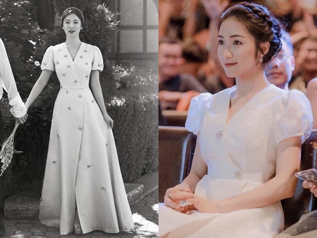 Hòa Minzy nói gì khi bị nghi mặc váy nhái Song Hye Kyo?