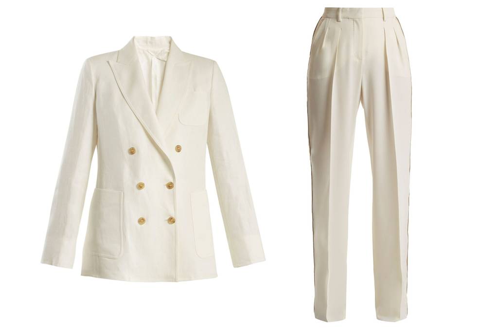 8 đồ bộ tuyệt đẹp cho nàng ghét mặc váy trong ngày cưới - 5