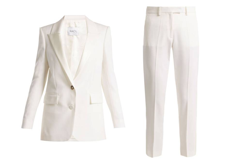 8 đồ bộ tuyệt đẹp cho nàng ghét mặc váy trong ngày cưới - 7