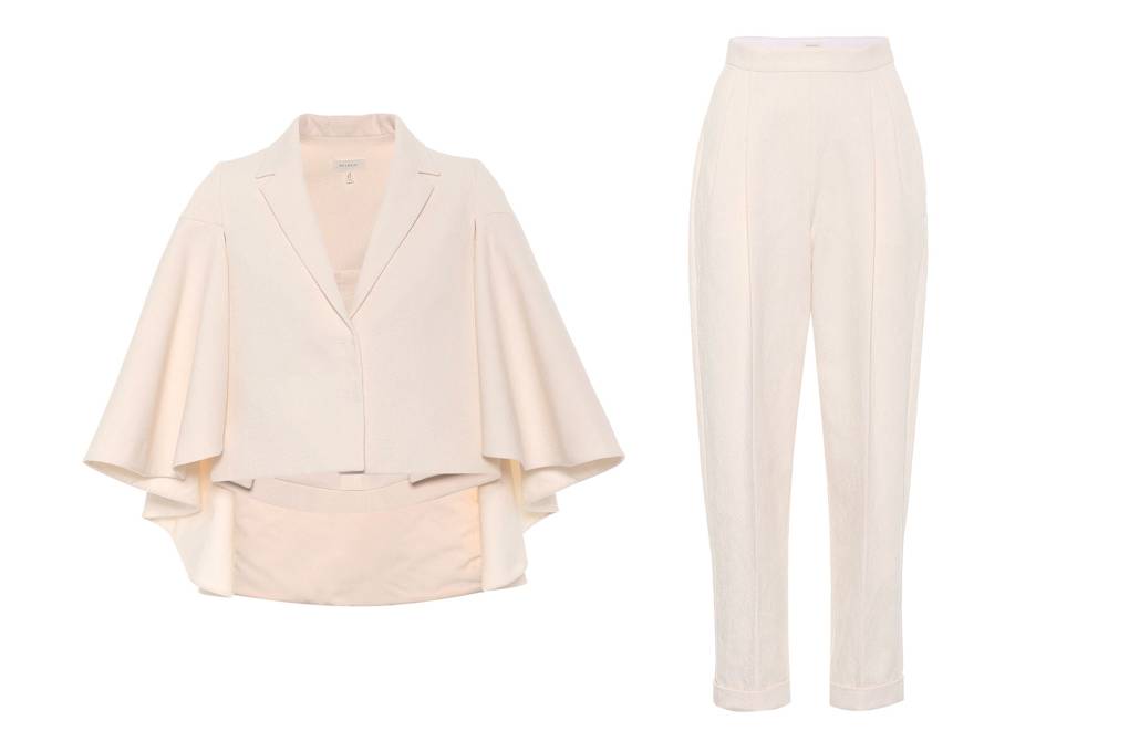 8 đồ bộ tuyệt đẹp cho nàng ghét mặc váy trong ngày cưới - 4