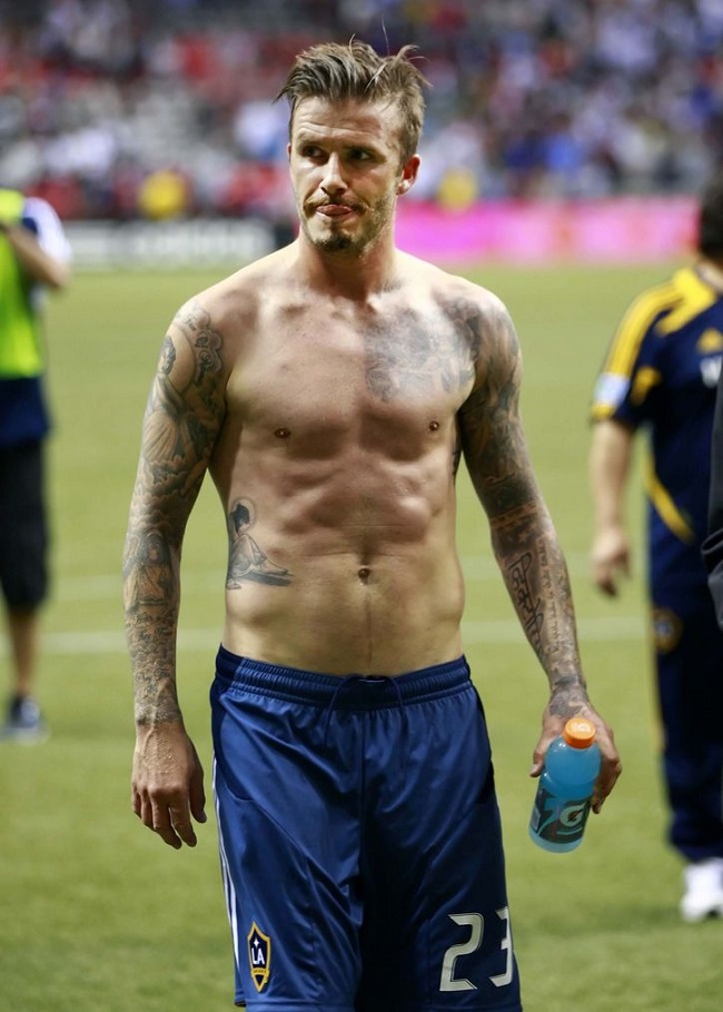 Beckham nói: &#34;Tất cả hình xăm đều có ý nghĩa. Tôi nghĩ đó là điều quan trọng về hình xăm. Nếu chúng có 1 ý nghĩa bạn sẽ không bao giờ hối tiếc.&#34;