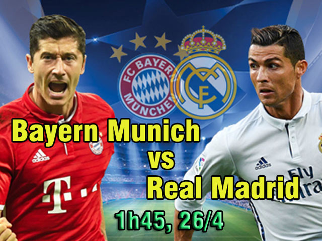 Bayern Munich – Real Madrid: Khát khao rửa hận, quyết chặn Ronaldo