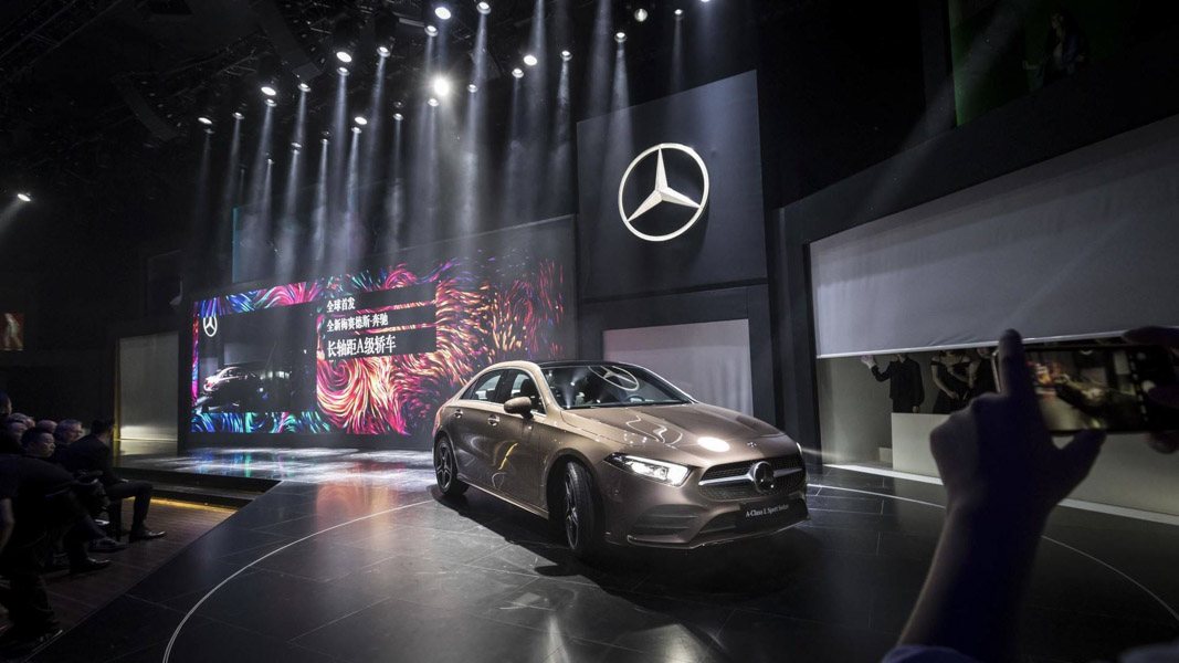 Mercedes-Benz A-Class Sedan 2019 phiên bản trục cơ sở dài ra mắt - 1