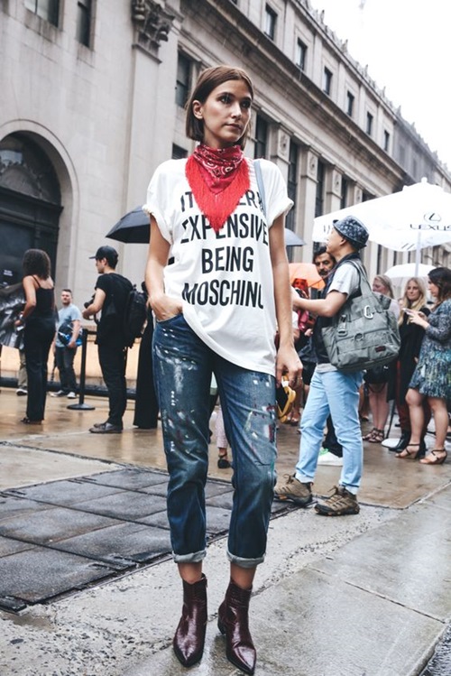 Hè chẳng cần gì nhiều, áo phông trắng là đủ! - 10