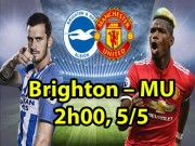Bóng đá - Brighton – MU: Pogba &amp; Sanchez hưng phấn, Mourinho ra chiêu mới