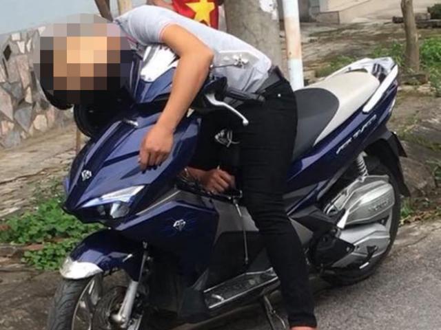 Pháp luật - Phát hiện nam thanh niên chết gục trên xe máy ven đường