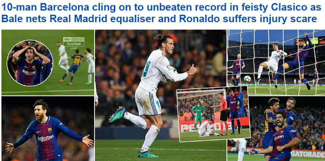 Siêu kinh điển: Báo chí châm chọc Ronaldo không cản được Barca - Messi bất bại - 7