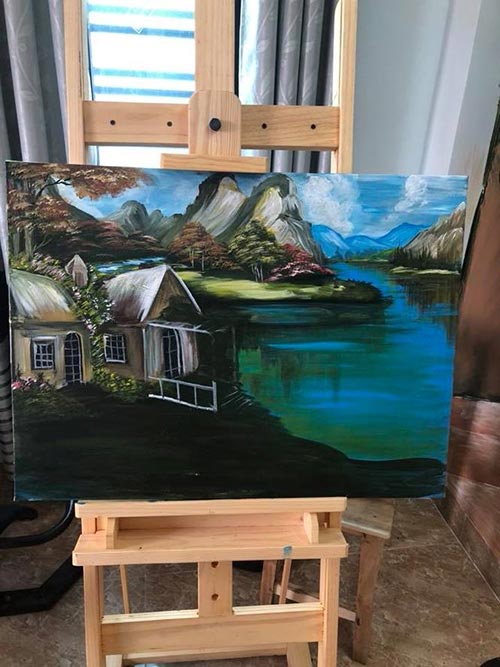 Bất ngờ với tài vẽ tranh của diễn viên hài Chiến Thắng - 2