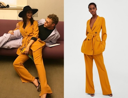 Suit hồng giá 2 triệu đồng của Zara &#34;phủ sóng&#34; mọi góc phố - 1