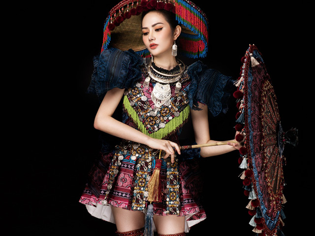 Người mẫu - Hoa hậu - Bộ đồ "Sơn nữ H'Mông" tại Nữ hoàng Du lịch Quốc tế