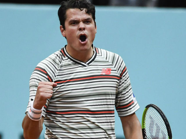 Thể thao - Madrid Open ngày 3: "Tiểu Federer" gục ngã trước "máy bắn bóng"