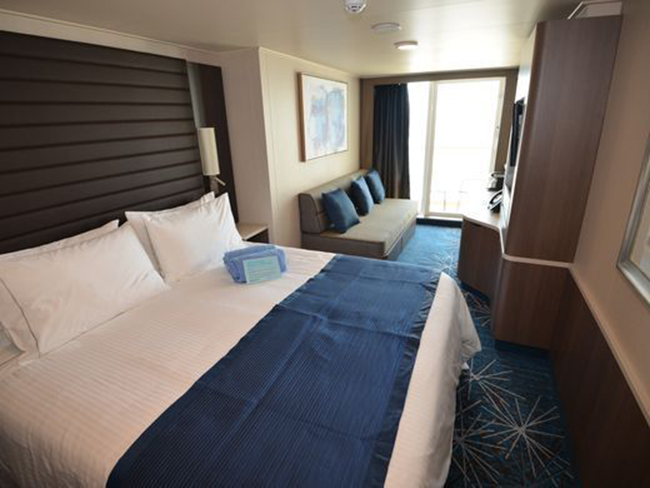 Tàu Norwegian Bliss có 2.043 cabin, phần lớn trong số đó có ban công